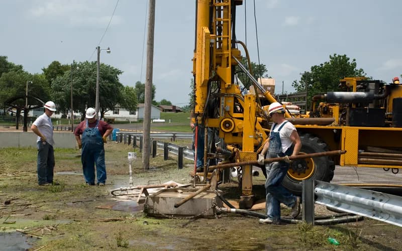 Water well drilling in Harrisburg